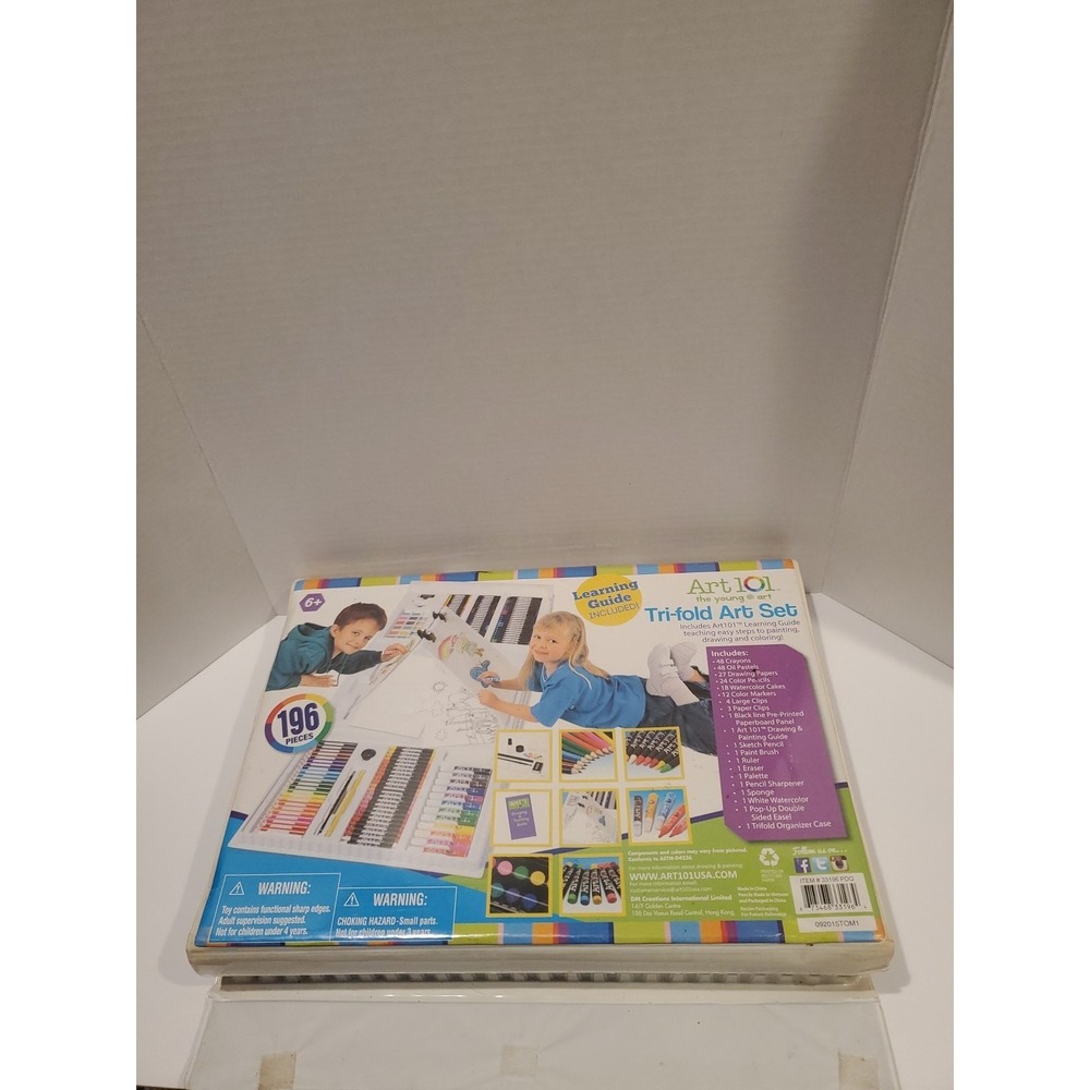 Art 101 Kids Trifold  206× Piece Art Set
